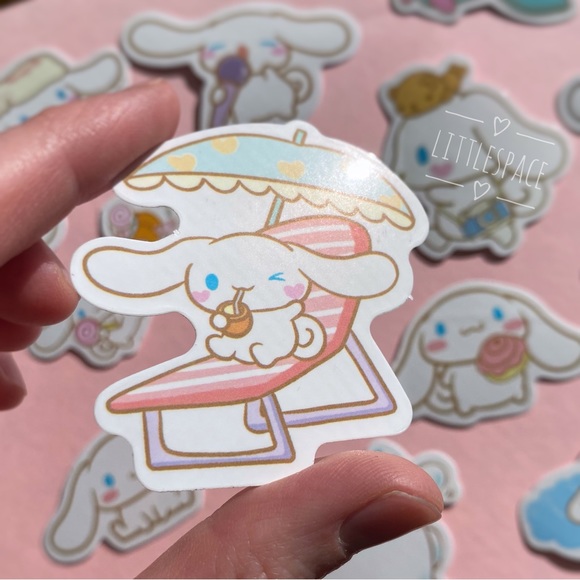 🤍 Cinnamoroll Sticker Pack6 - 14 Kawaii Sanrio Individual Large Stickers - Picture 2 of 2